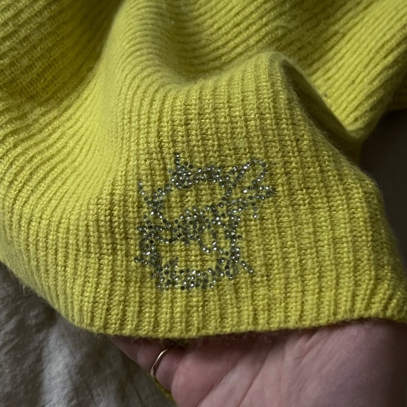 Sale 🔥 Faber Woman Cashmere Angora Turtleneck Sweater Size Medium - Picture 4 of 9